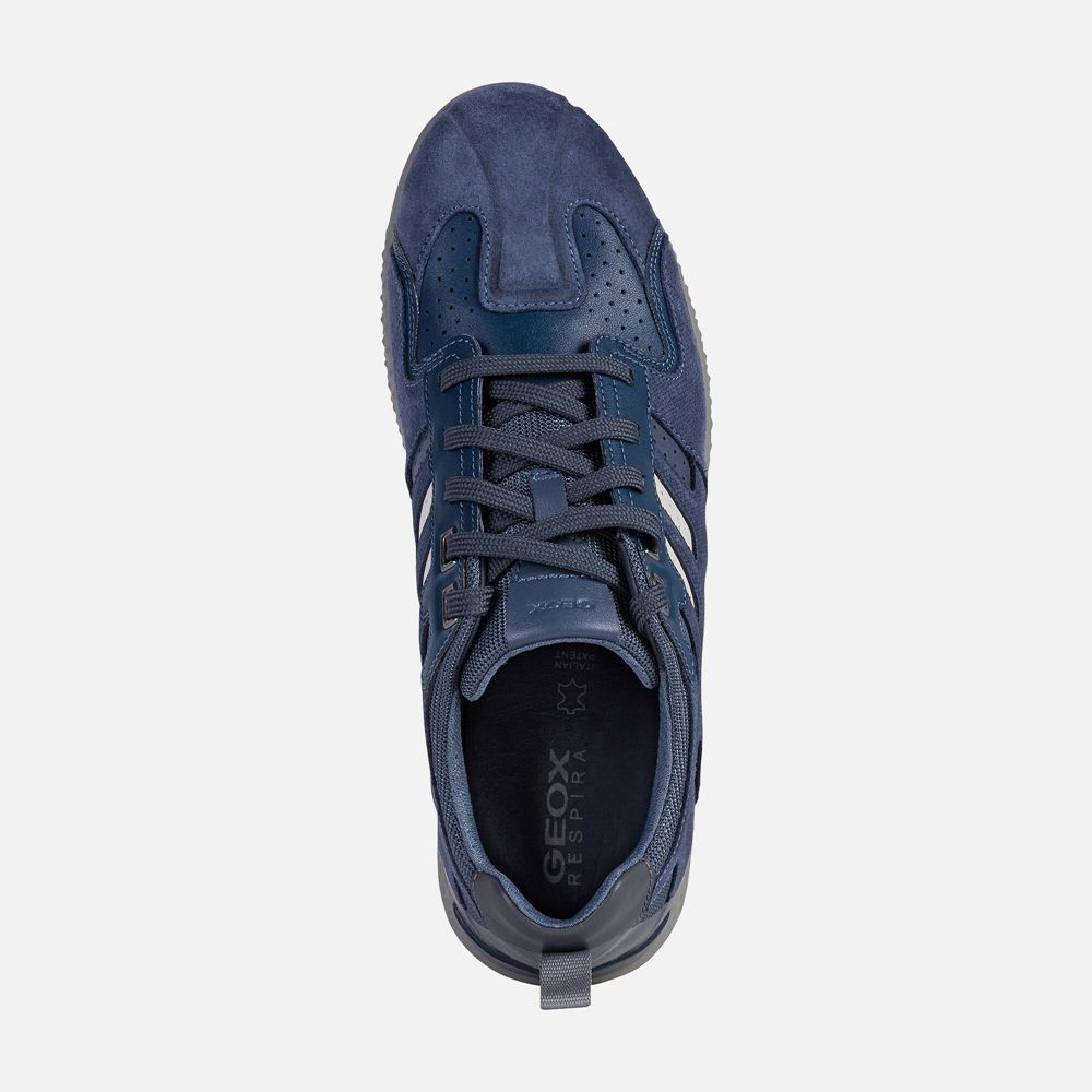 Geox Sneakers Blue Snake.2 - Geox Mens Shoes - DUXMAI702